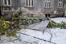 Русе - зимна обстановка