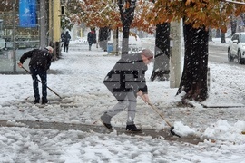 Русе - зимна обстановка