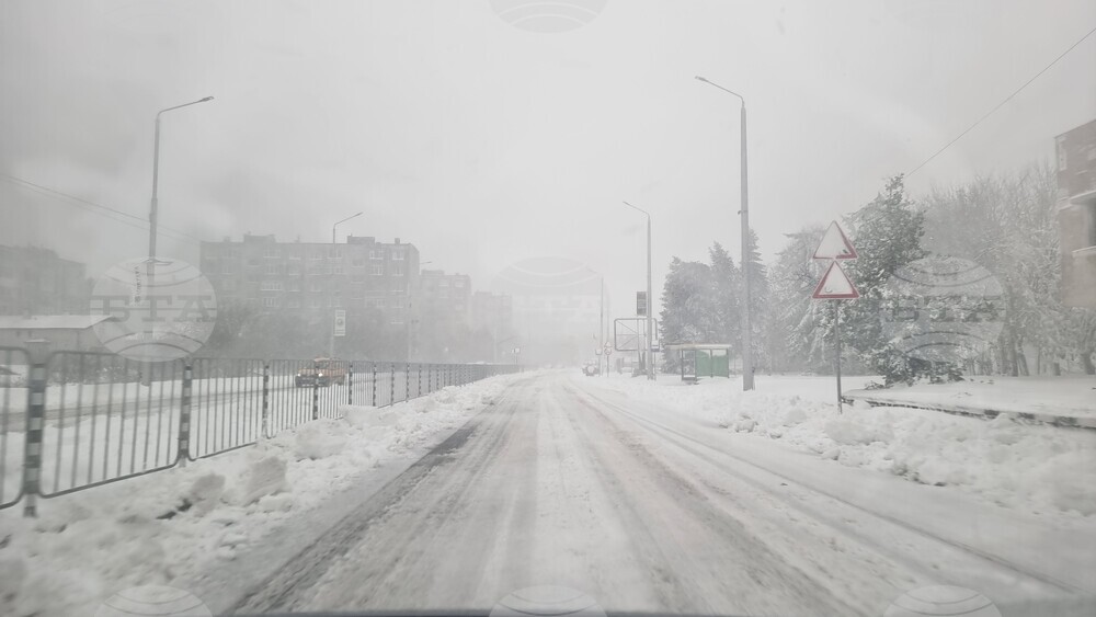 Добрич - обстановка - зима