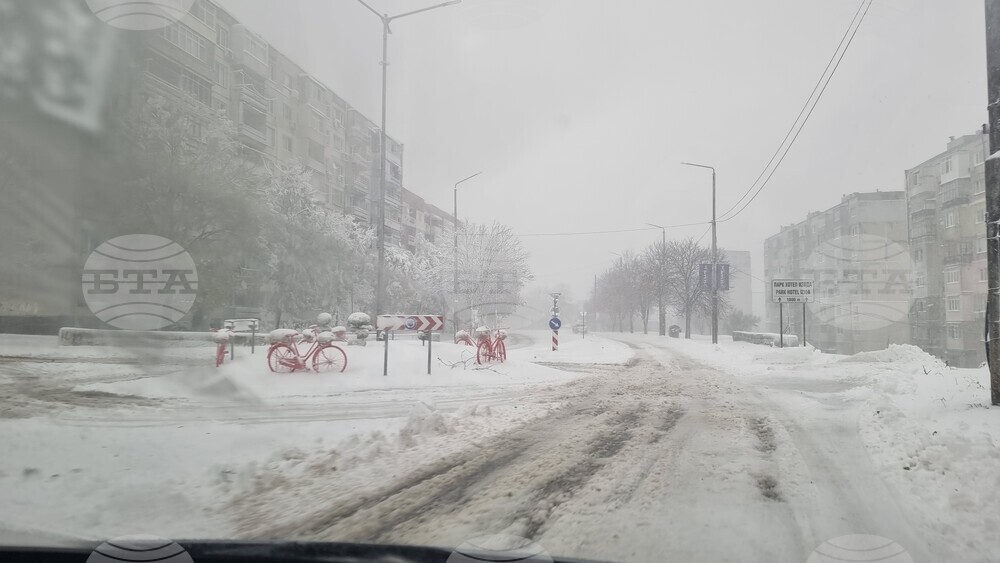 Добрич - обстановка - зима