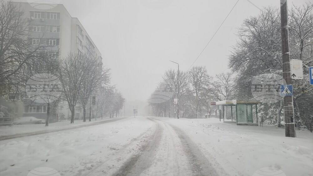 Добрич - обстановка - зима