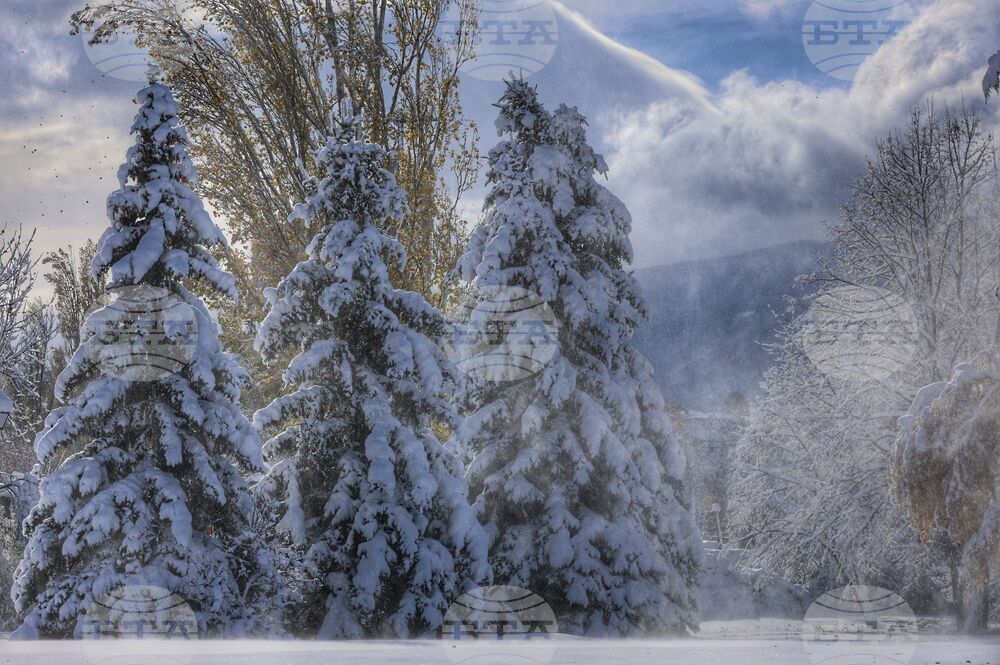 Зима - обстановка