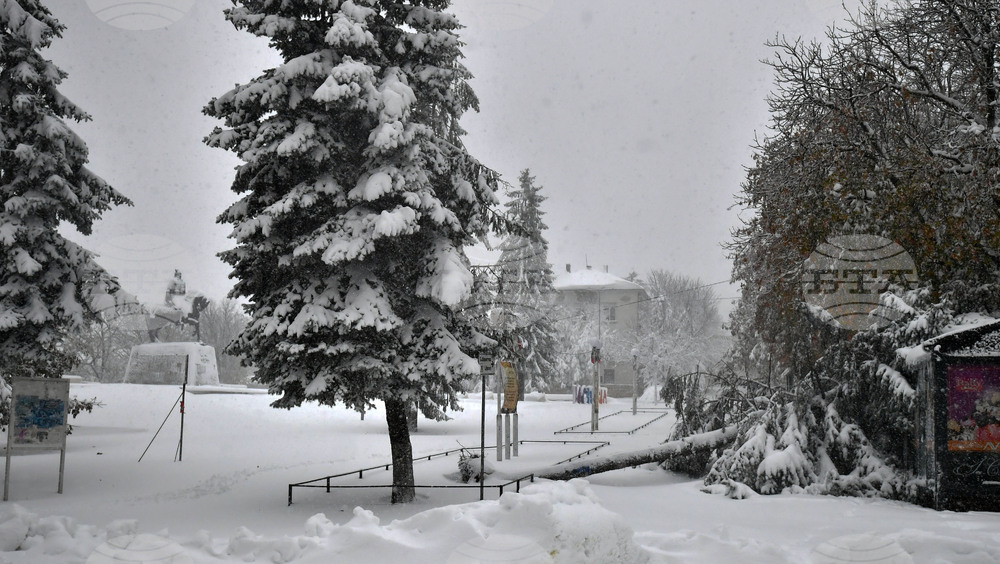 Исперих - зима - обстановка