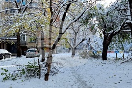 Столица- зимна обстановка