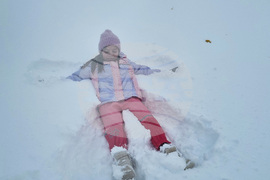 Търговище - парк - зима