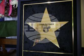 Бургас - Тина Търнър - паметна плоча - звезда