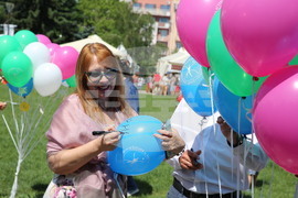 Георги Гьоков - Елеонора Лилова - балони