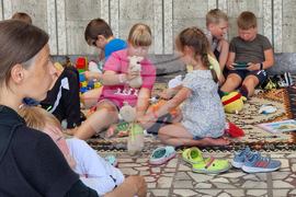 Варна - украински бежанци - жп гара