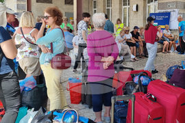 Варна - украински бежанци - жп гара