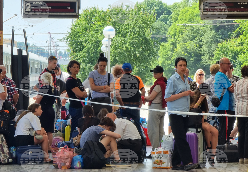 Варна - украински бежанци - жп гара