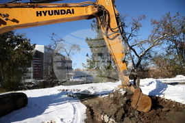 Нова метростанция - първа копка