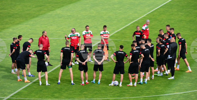 Разград - футбол - национален отбор - тренировка