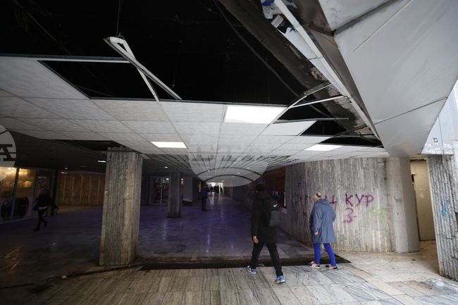 Подлез - таван