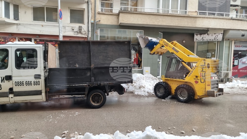 Габрово - сняг - почистване