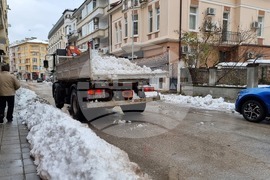 Габрово - сняг - почистване
