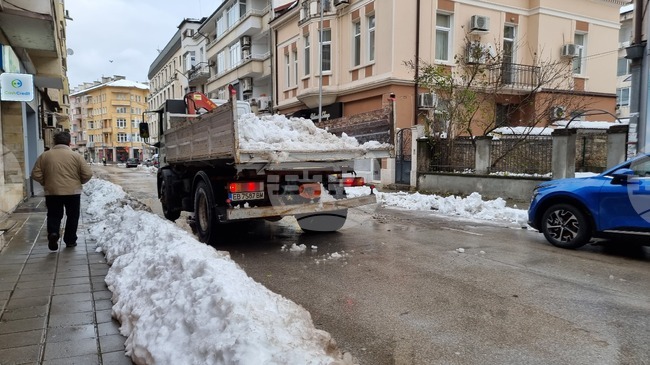 Габрово - сняг - почистване