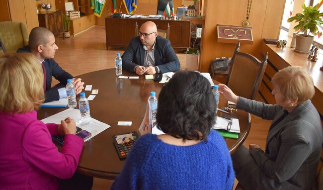 Община Разград: Кметът Добрин Добрев се срещна с представители на ръководството на „Енерго Про“