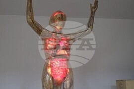  Кърджали - Дома на здравето - стъклена фигура на човек 