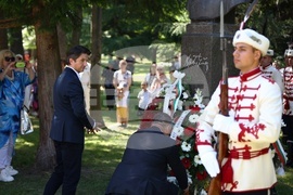 Христо Ботев - бюст-паметник - церемония