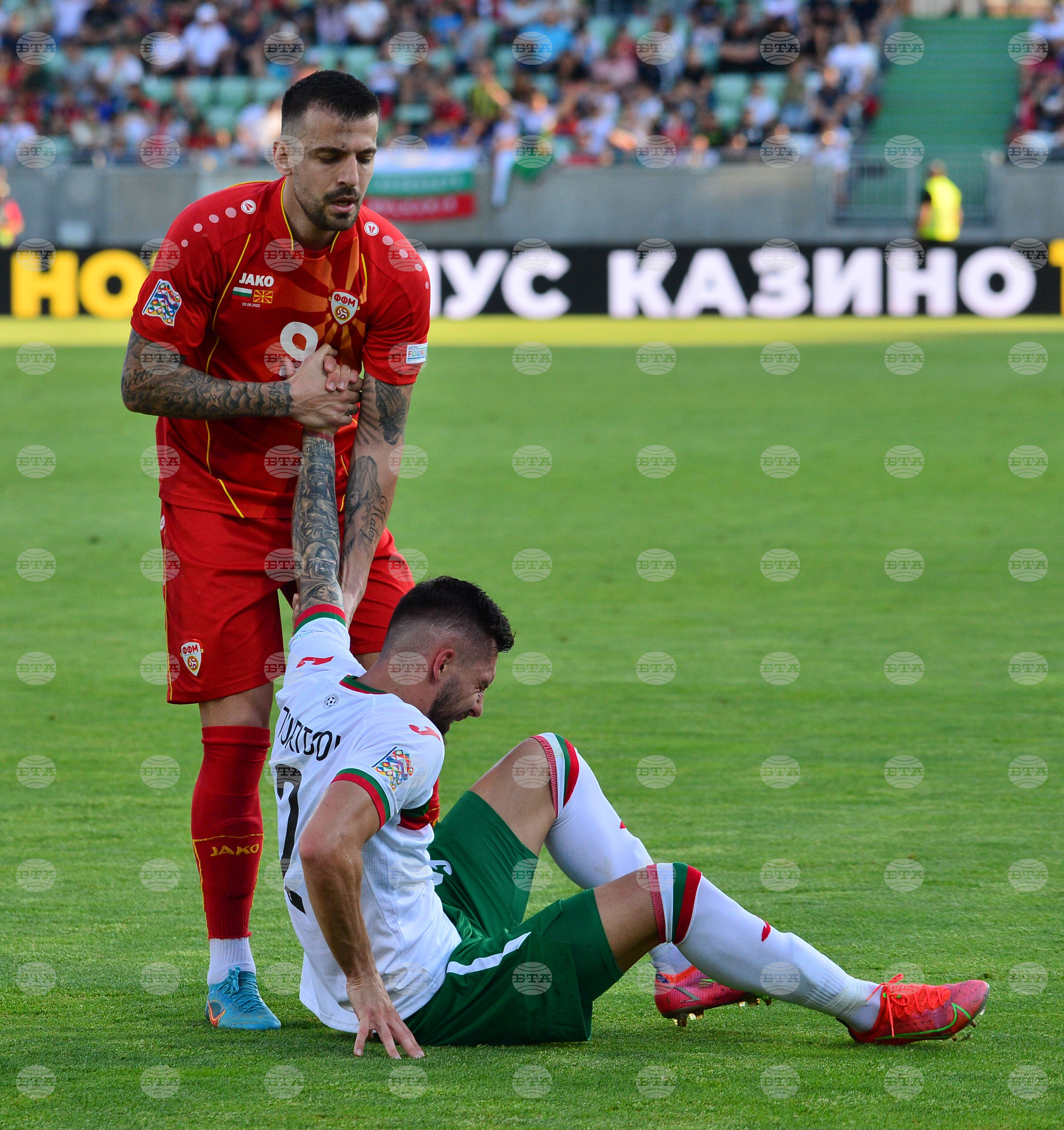 Разград - футбол - Лига на нациите - България - РСМ