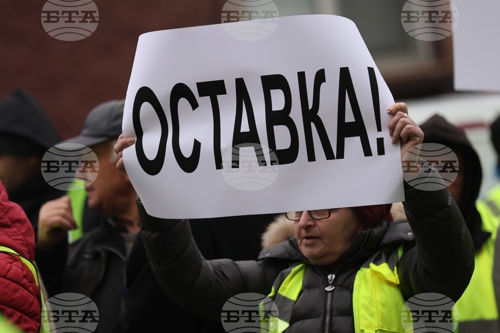 Протест - животновъди - оранжерийни производители