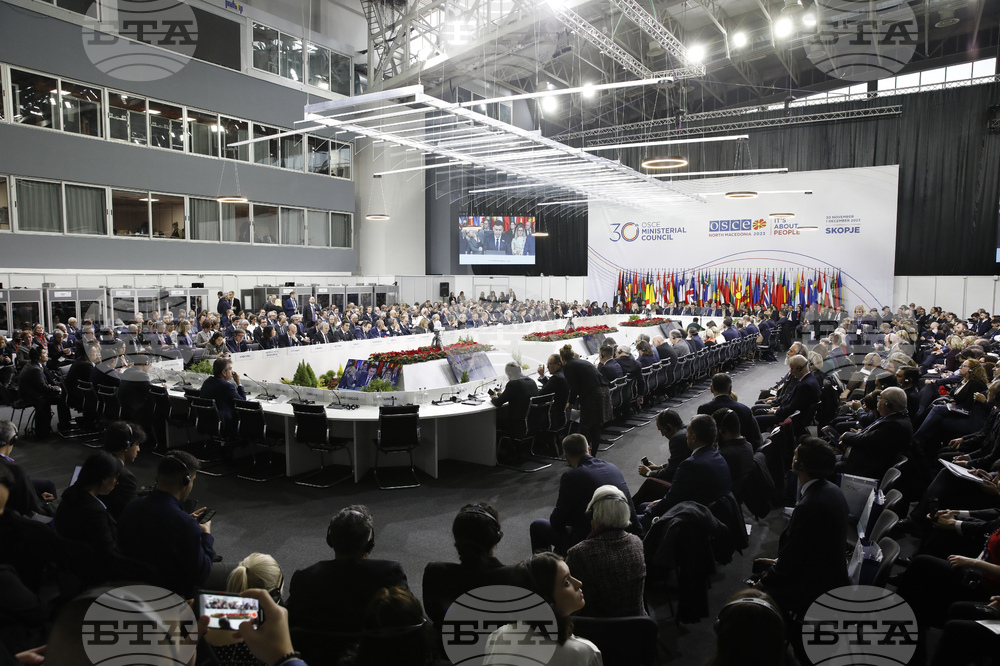 OSCE Ministerial Council Meeting Kicks Off in Skopje
