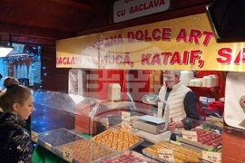 Румъния - коледен базар - откриване