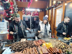 Румъния - коледен базар - откриване