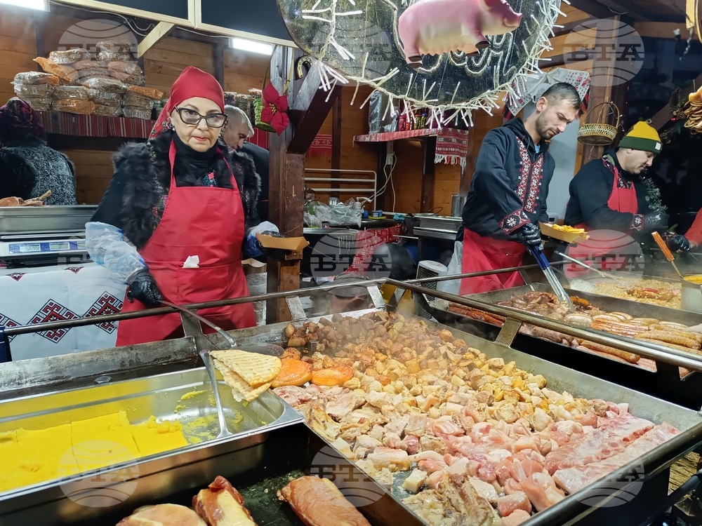 Румъния - коледен базар - откриване