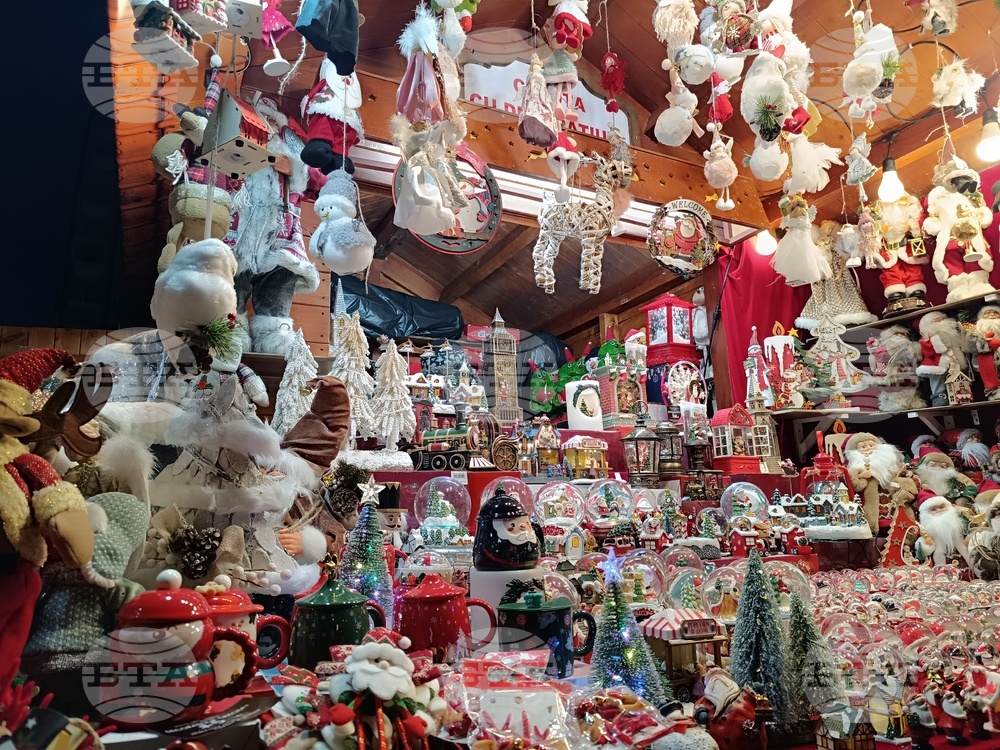 Румъния - коледен базар - откриване