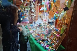 Румъния - коледен базар - откриване