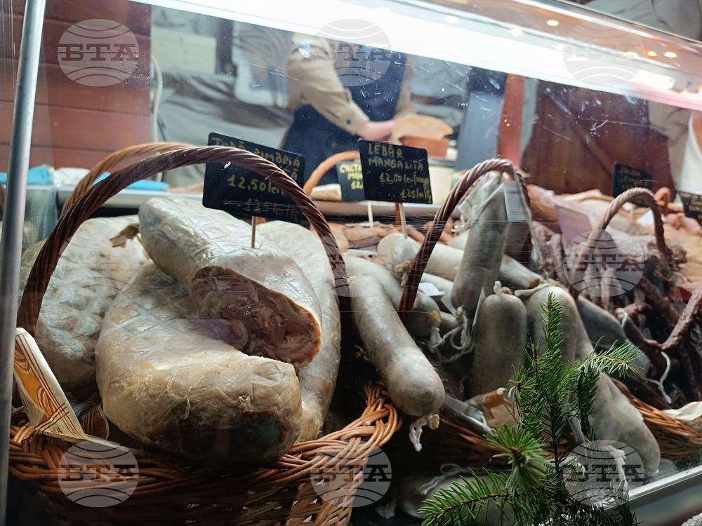 Румъния - коледен базар - откриване