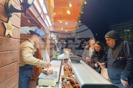 Румъния - коледен базар - откриване