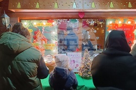 Румъния - коледен базар - откриване