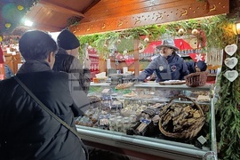 Румъния - коледен базар - откриване