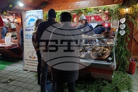 Румъния - коледен базар - откриване