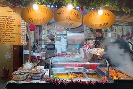 Румъния - коледен базар - откриване