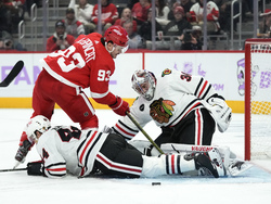 Blackhawks Red Wings Hockey