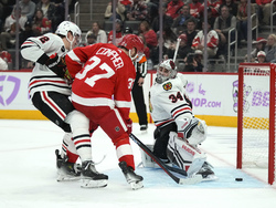 Blackhawks Red Wings Hockey