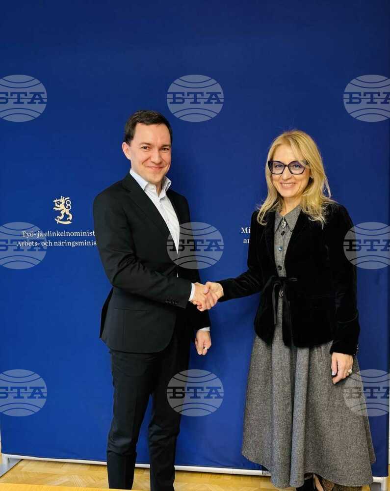 Министър Стойчева и икономическият министър на Финландия Виле Ридман обсъдиха възможности за сътрудничество в иновациите