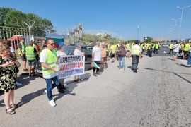 ГКПП "Капитан Андреево" - протест 