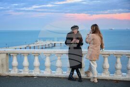 Бургас - морска тераса - залез