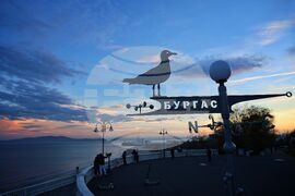 Бургас - морска тераса - залез