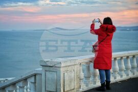 Бургас - морска тераса - залез