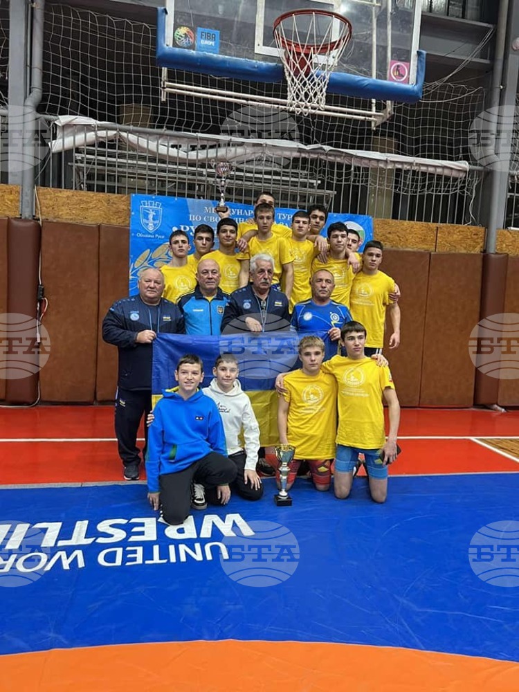 Отборът на кадети по свободна борба от Одеска област спечели първо място в турнира "Русенски легенди"