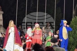 Плевен - коледна елха - светлини