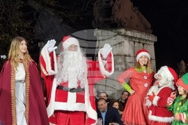 Плевен - коледна елха - светлини