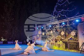 Стара Загора - коледна елха - светлини