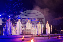 Стара Загора - коледна елха - светлини