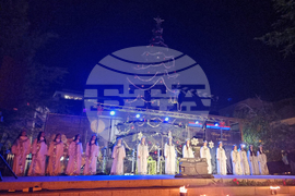 Стара Загора - коледна елха - светлини